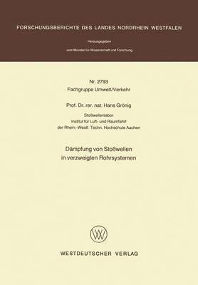 Dämpfung von Stoßwellen in verzweigten Rohrsystemen