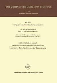 bokomslag Mathematisches Modell fr brennstoffbeheizte Industriefen unter besonderer Bercksichtigung der Gasstrahlung