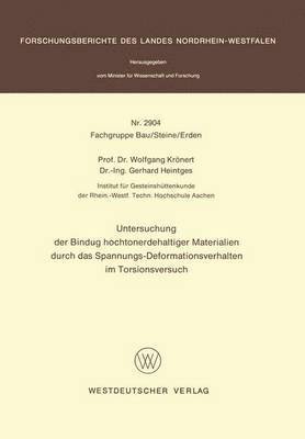 Untersuchung der Bindung hochtonerdehaltiger Materialien durch das Spannungs-Deformationsverhalten im Torsionsversuch 1