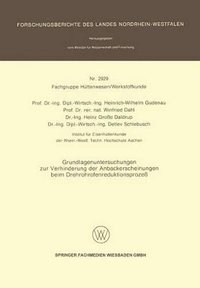 bokomslag Grundlagenuntersuchungen zur Verhinderung der Anbackerscheinungen beim Drehrohrofenreduktionsproze