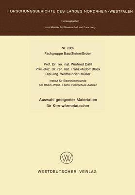 Auswahl geeigneter Materialien für Kernwärmetauscher