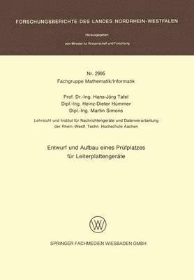 Entwurf und Aufbau eines Prüfplatzes für Leiterplattengeräte