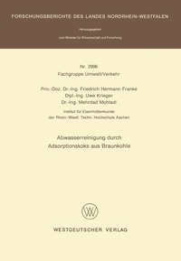 bokomslag Abwasserreinigung durch Adsorptionskoks aus Braunkohle