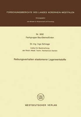 Reibungsverhalten elastomerer Lagerwerkstoffe