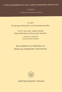 bokomslag Neue Systeme und Methoden zur Steuerung mittelgroßer Unternehmen