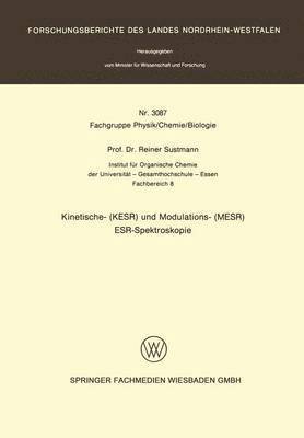 Kinetische- (KESR) und Modulations- (MESR) ESR  Spektroskopie 1