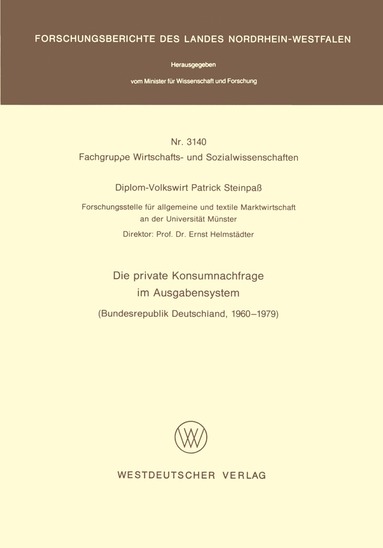 bokomslag Die private Konsumnachfrage im Ausgabensystem
