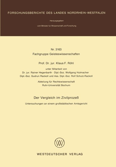bokomslag Der Vergleich im Zivilprozeß