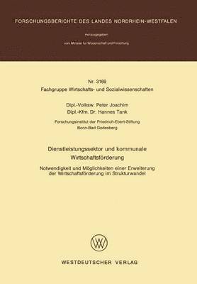 bokomslag Dienstleistungssektor und kommunale Wirtschaftsfrderung