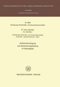 bokomslag Verkehrsberuhigung und Sozialraumgestaltung im Wohngebiet