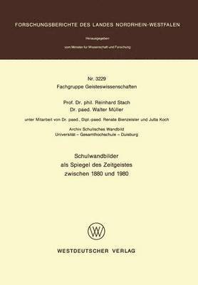 bokomslag Schulwandbilder als Spiegel des Zeitgeistes zwischen 1880 und 1980