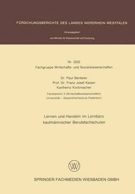 bokomslag Lernen und Handeln im Lernbüro kaufmännischer Berufsfachschulen