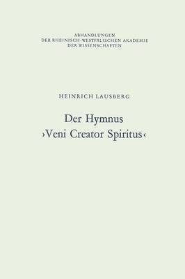 bokomslag Der Hymnus Veni Creator Spiritus