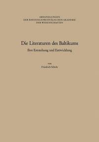 bokomslag Die Literaturen des Baltikums