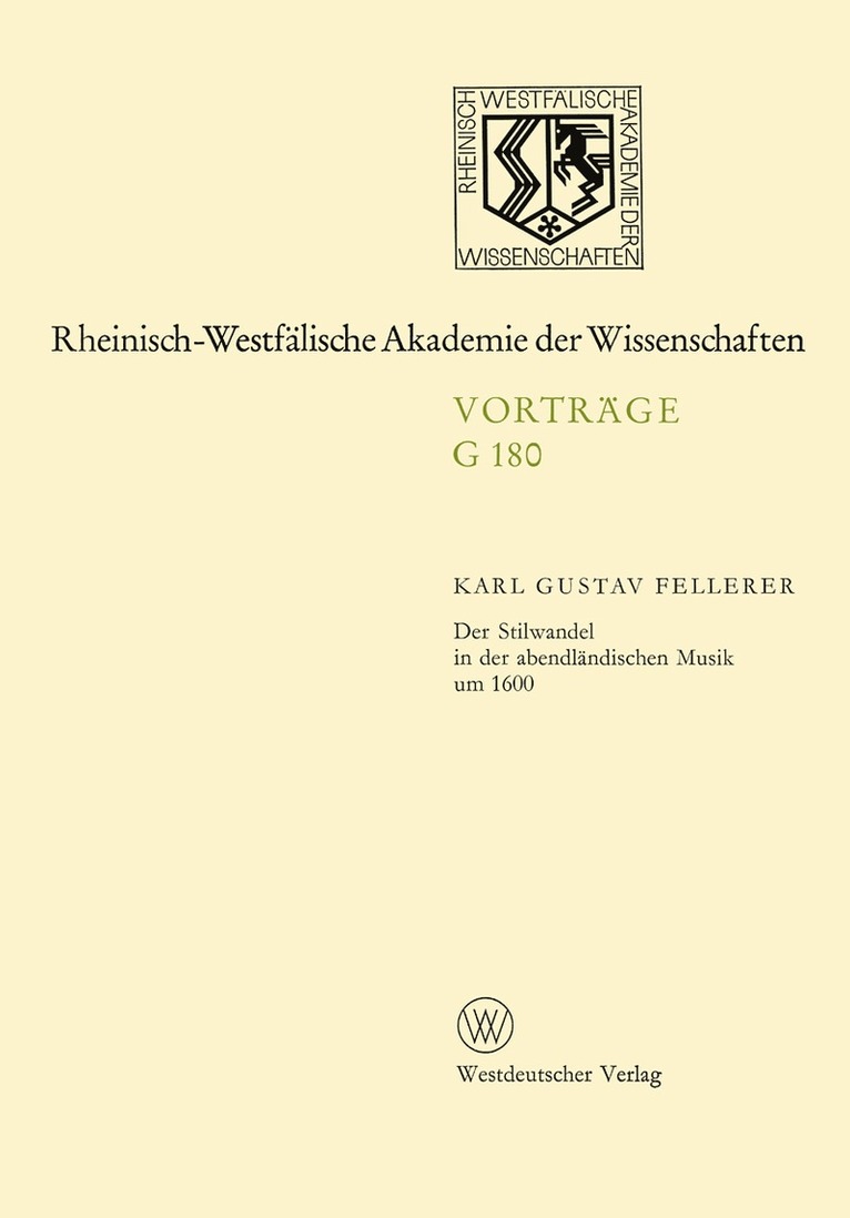 Karl Gustav Fellerer - Geisteswissenschaften, Häftad