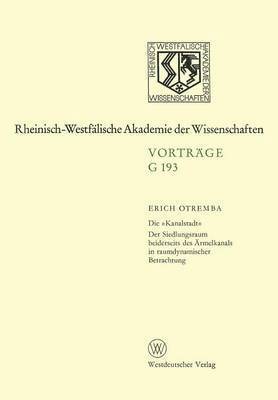 bokomslag Die »Kanalstadt«