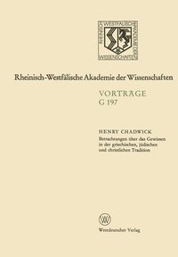 bokomslag Betrachtungen über das Gewissen in der griechischen, jüdischen und christlichen Tradition
