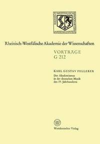 bokomslag Der Akademismus in der deutschen Musik des 19. Jahrhunderts