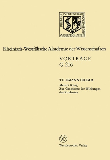 bokomslag Meister Kung Zur Geschichte der Wirkungen des Konfuzius