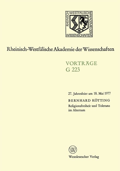 bokomslag Religionsfreiheit und Toleranz im Altertum