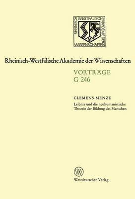 bokomslag Leibniz und die neuhumanistische Theorie der Bildung des Menschen