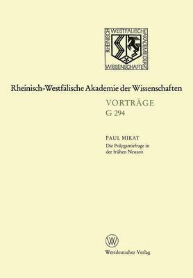 bokomslag Die Polygamiefrage in der frhen Neuzeit