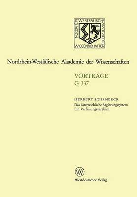 Das sterreichische Regierungssystem Ein Verfassungsvergleich 1