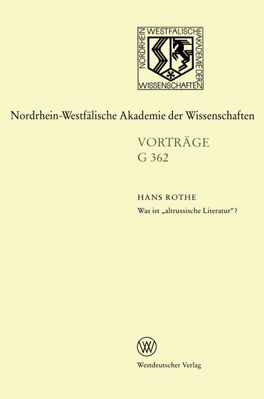 Hans Rothe - Was ist „altrussische Literatur“?, Häftad