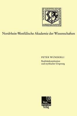 bokomslag Realittskonstitution und mythischer Ursprung