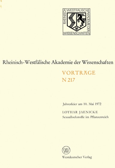 Lothar Jaenicke - Sexuallockstoffe im Pflanzenreich, Häftad