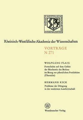 bokomslag Fortschritte auf dem Gebiet der Biochemie des Bodens im Bezung zur pflanzlichen Produktion (bersicht). Probleme der Dngung in der modernen Landwirtschaft