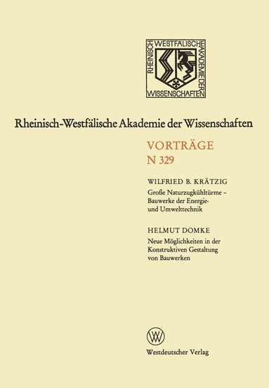 Wilfried B. Krätzig - Rheinisch-Westfälische Akademie der Wissenschaften, Häftad