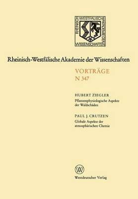 Hubert Ziegler - Rheinisch-Westfälische Akademie der Wissenschaften, Häftad