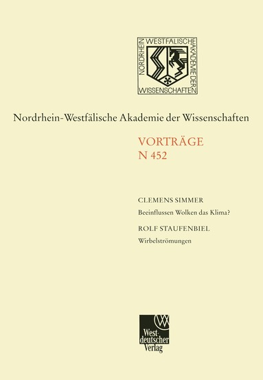 Clemens Simmer - Beeinflussen Wolken das Klima?. Wirbelströmungen, Häftad