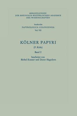 bokomslag Klner Papyri