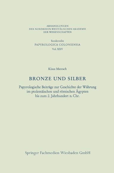 bokomslag Bronze und Silber