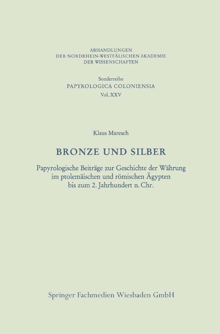 Klaus Maresch - Bronze und Silber, Häftad