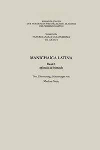 bokomslag Manichaica Latina
