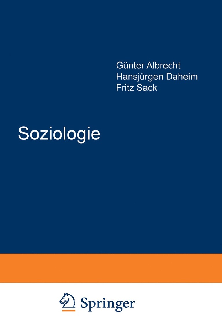 Günter Albrecht, René König - Soziologie, Häftad