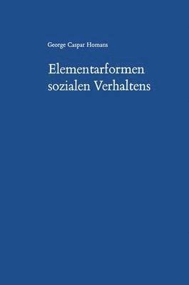 Elementarformen sozialen Verhaltens 1