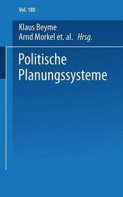 bokomslag Politische Planungssysteme