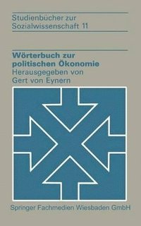 bokomslag Wrterbuch zur politischen konomie