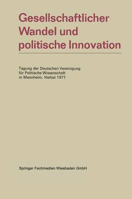 bokomslag Gesellschaftlicher Wandel und politische Innovation