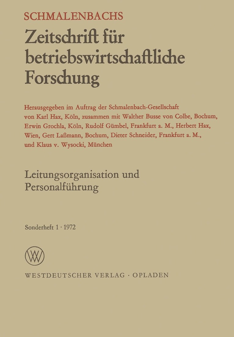 Leitungsorganisation und Personalfhrung 1