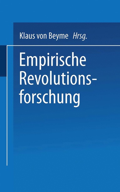 bokomslag Empirische Revolutionsforschung