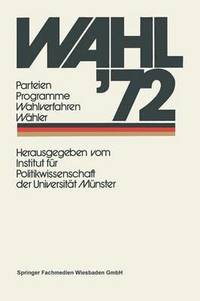 bokomslag Wahl '72