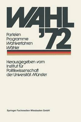 bokomslag Wahl '72