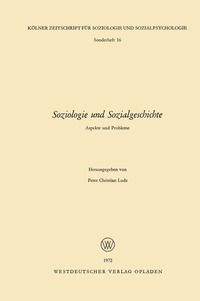 bokomslag Soziologie und Sozialgeschichte