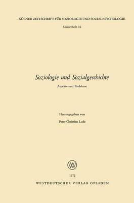 bokomslag Soziologie und Sozialgeschichte