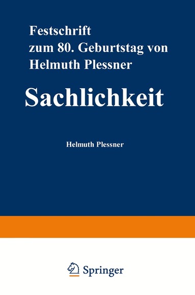 Günter Dux, Thomas Luckmann - Sachlichkeit, Häftad